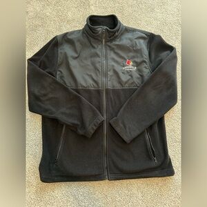 Men’s Louisville Cardinals Zip Up Fleece Jacket, Medium